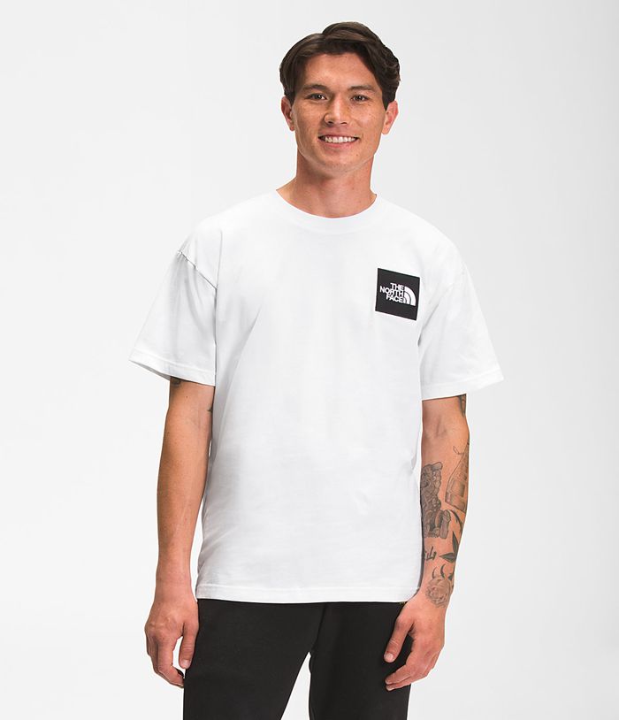 Camiseta The North Face Hombre Blancas Manga Corta Heavyweight Box 37906CLAU